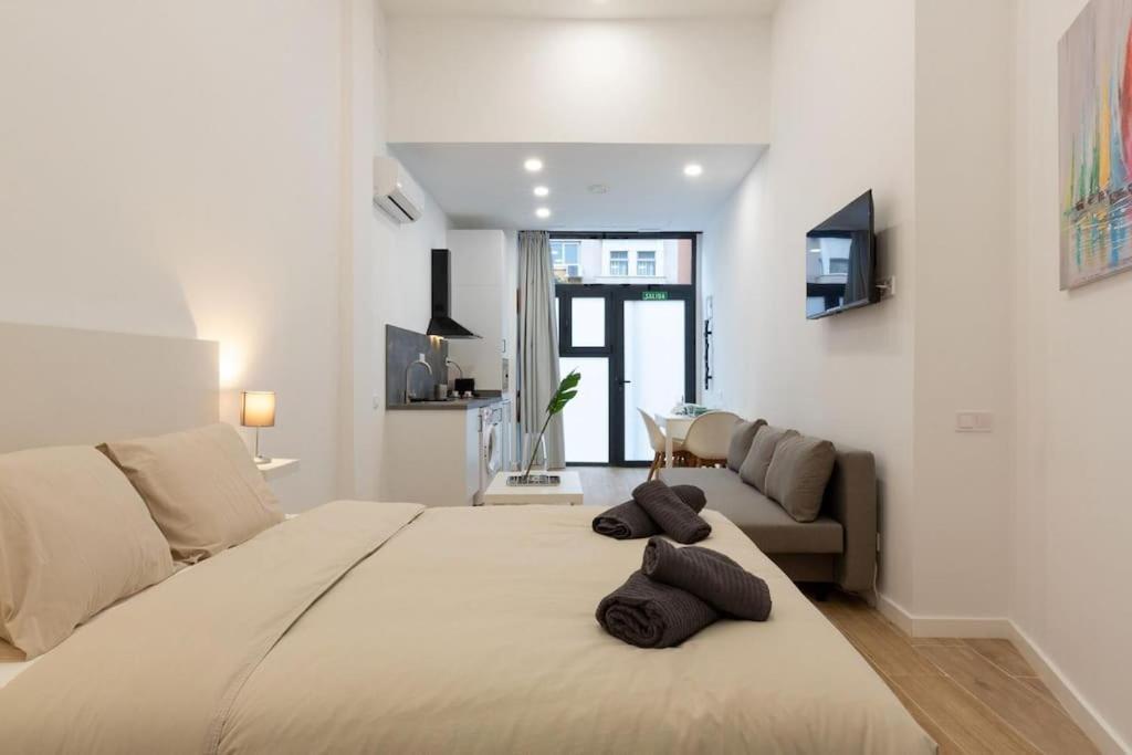 Nuevo Loft En Playa Y Cerca Del Centro, Ac Y Wifi Apartment Валенсия Екстериор снимка